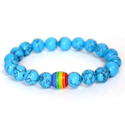 Bracciale arcobaleno coppia