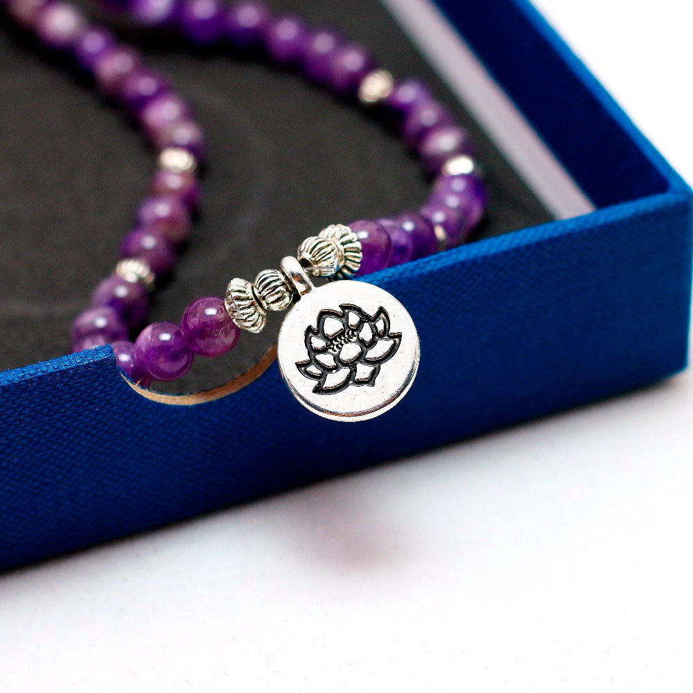 Bracciale yoga agata perle