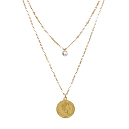 Collana multistrato zirconi
