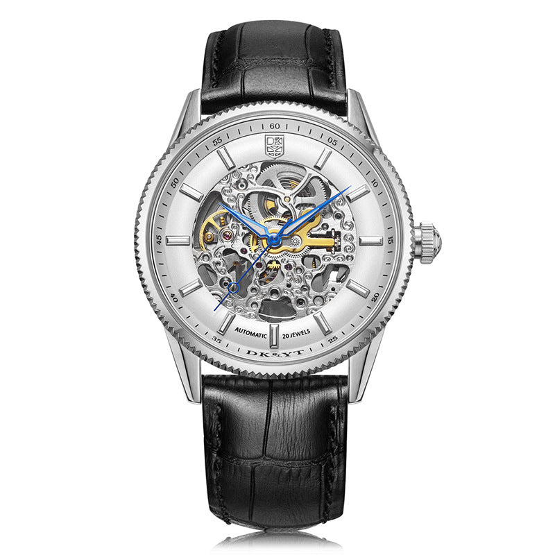 Orologio automatico da uomo traforato impermeabile luminescente