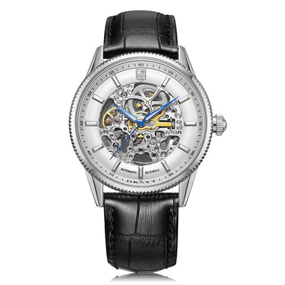 Orologio automatico da uomo traforato impermeabile luminescente