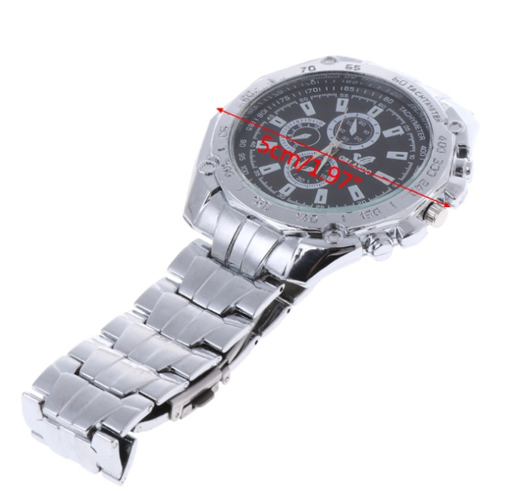 Orologio cinturino acciaio cronografo