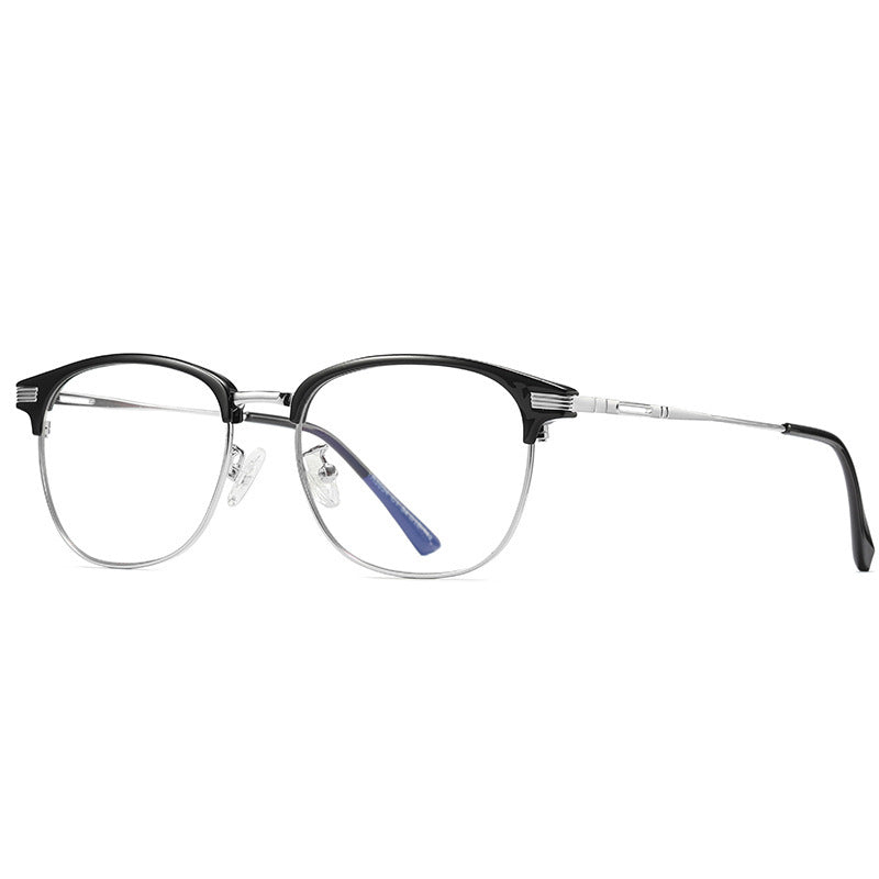 Occhiali anti luce blu retrò piatti