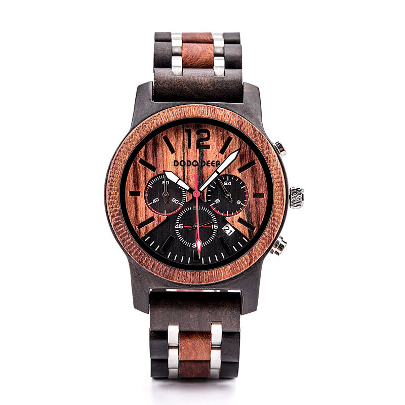 Orologio uomo legno casual