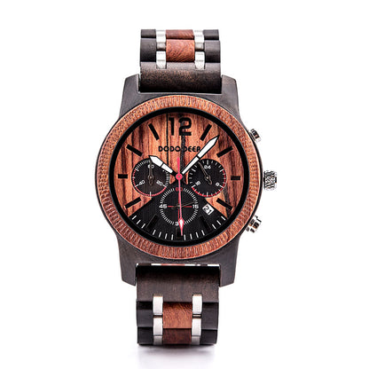 Orologio uomo legno casual