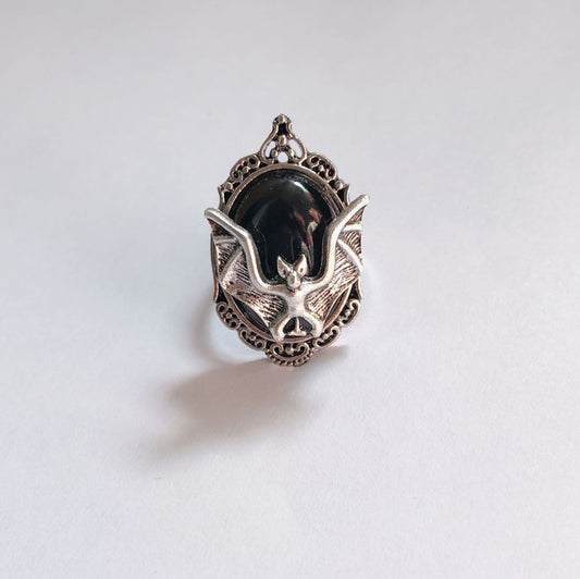 Anello pietre nere