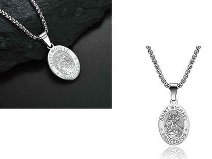 Collana angelo nero