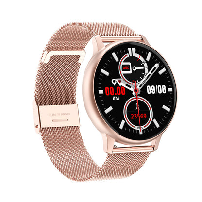 Smartwatch rotondo con monitoraggio