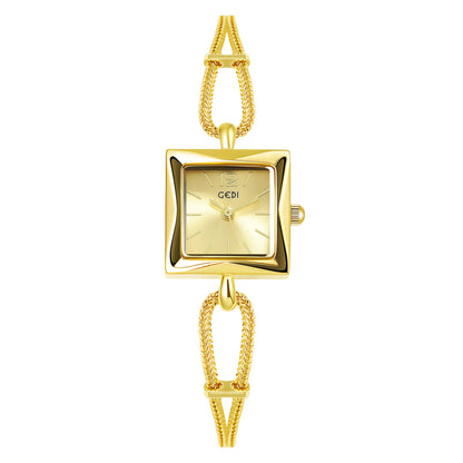 Orologio quadrato vintage in lega