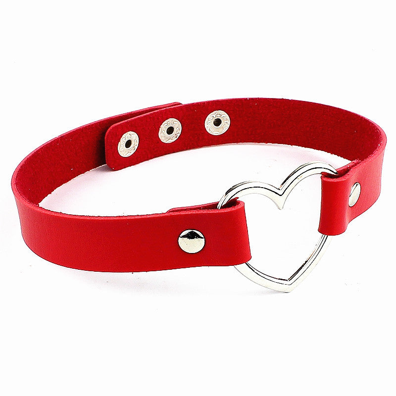 Collana amore in similpelle