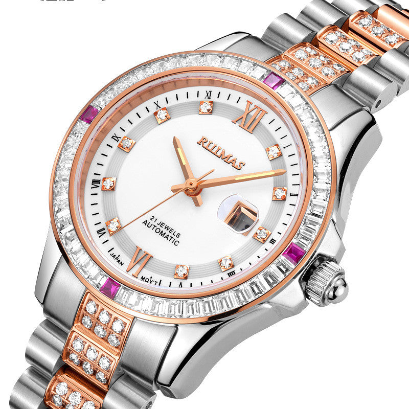 Orologio impermeabile con strass