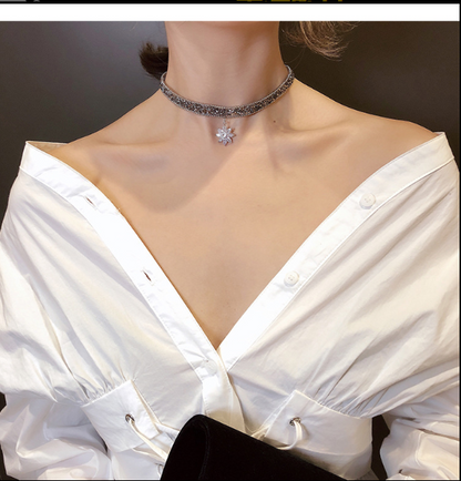Collana luna di cristallo