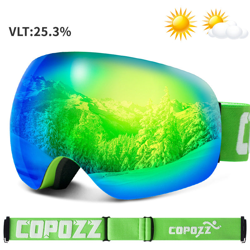 Occhiali da sci senza bordi