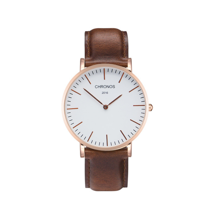 Orologio cinturino intrecciato di coppia