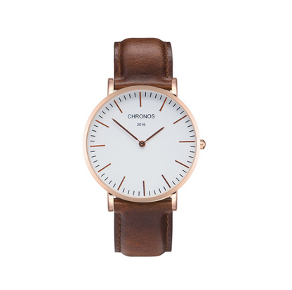 Orologio cinturino intrecciato di coppia