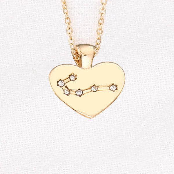Collana Zodiaco con pendente diamante