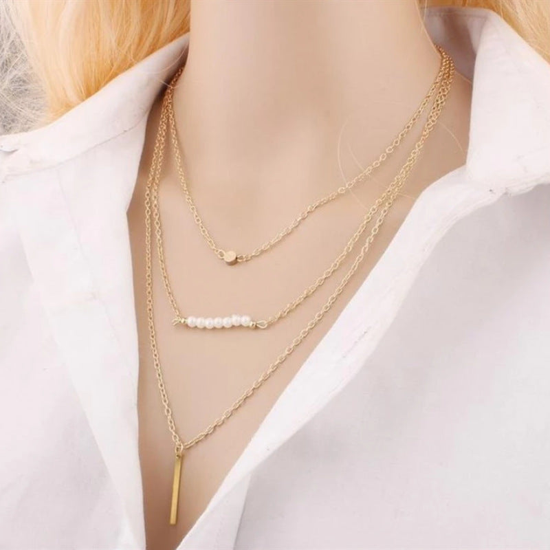 Collana Perle Geometrica
