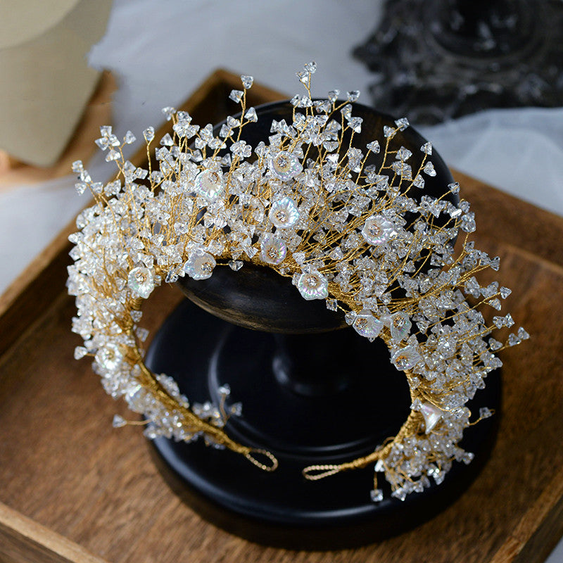 Ornamento corona fiori