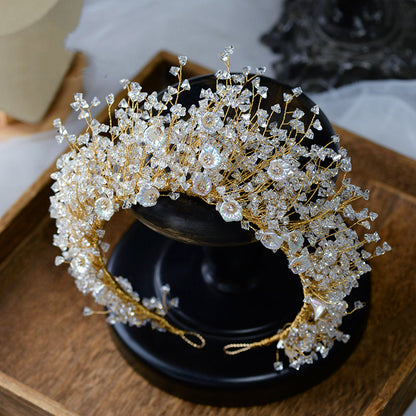 Ornamento corona fiori