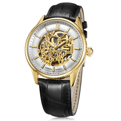 Orologio automatico da uomo traforato impermeabile luminescente