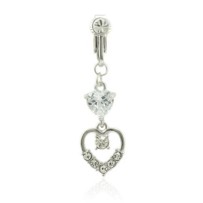 Anello Piercing Finto Cuore