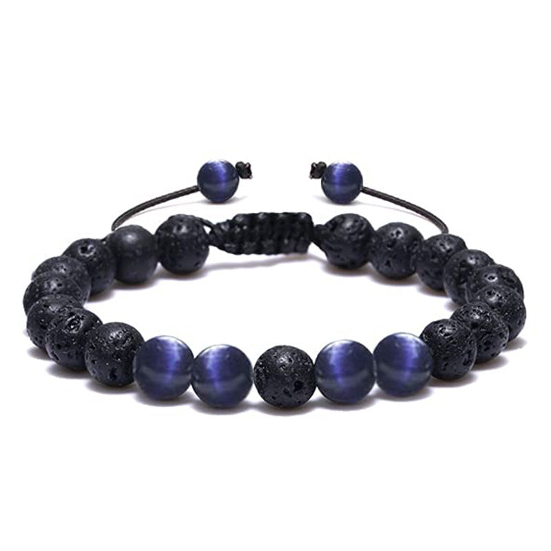 Bracciale occhio di gatto colorato