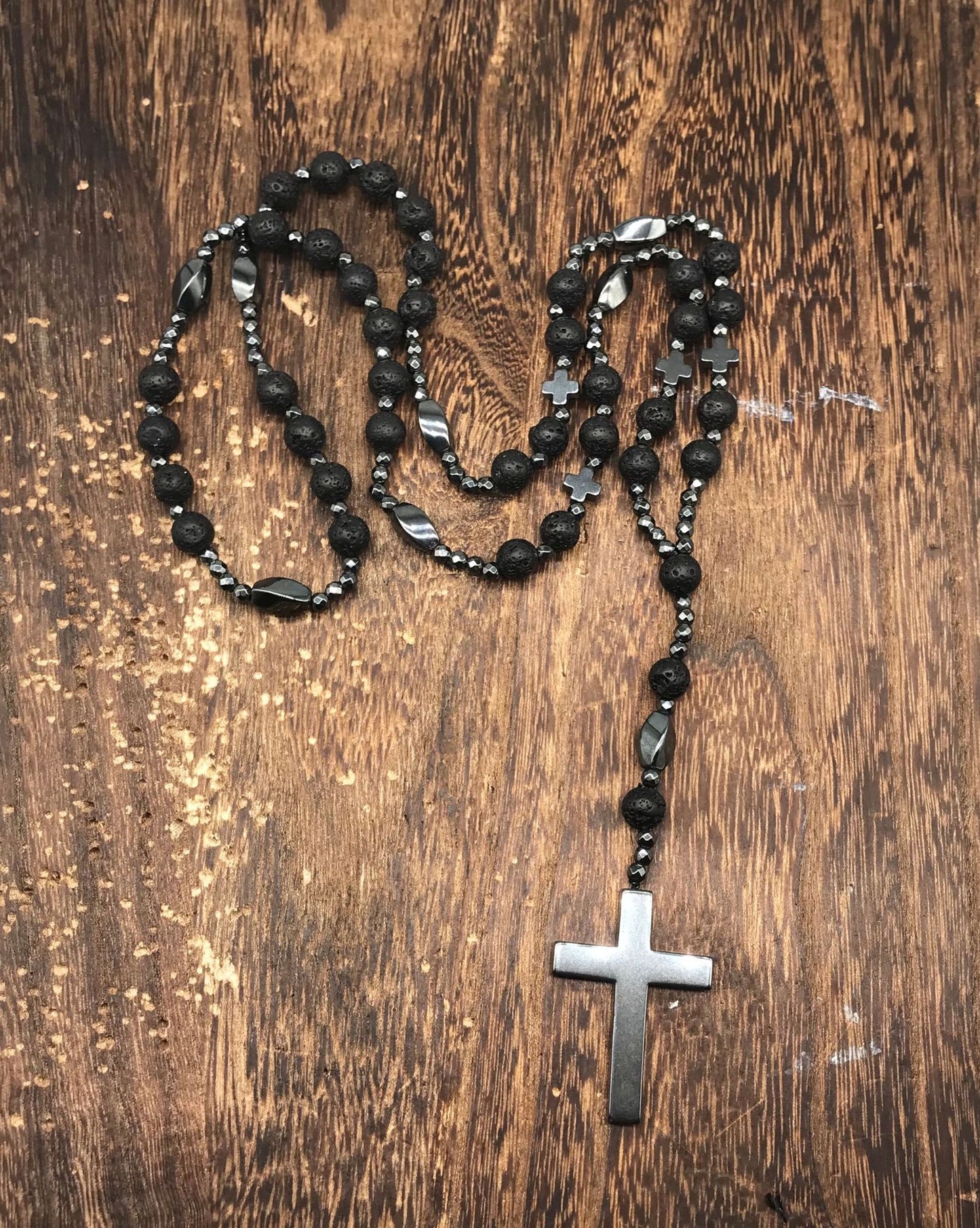 Collana croce religiosa da uomo