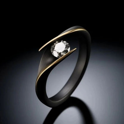 Anello minimalista retro