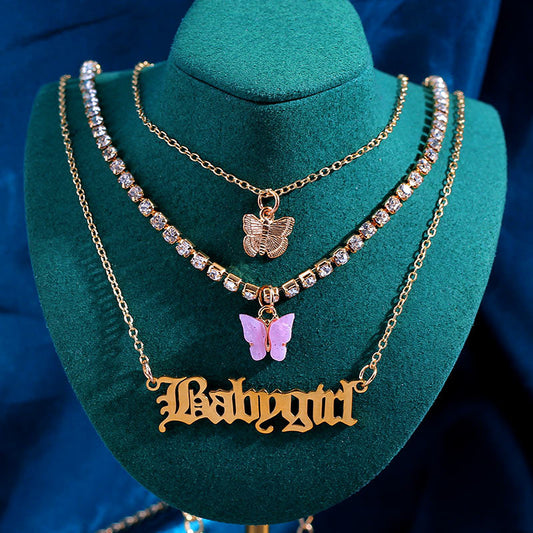 Collana Farfalla in resina