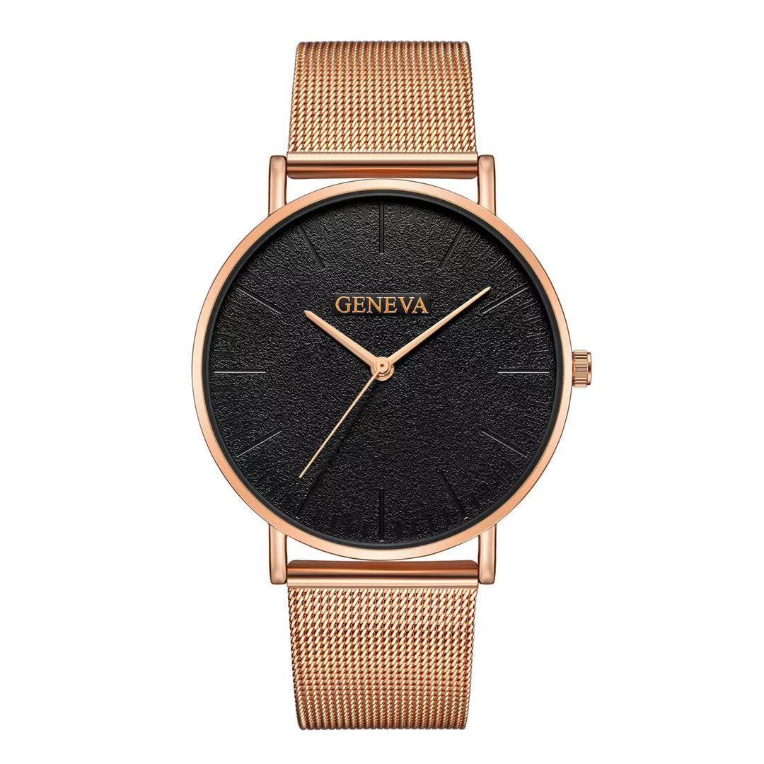 Orologio cinturino mesh acciaio da uomo
