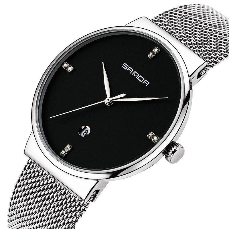Orologio uomo mesh impermeabile
