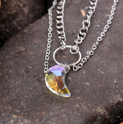 Collana luna di cristallo
