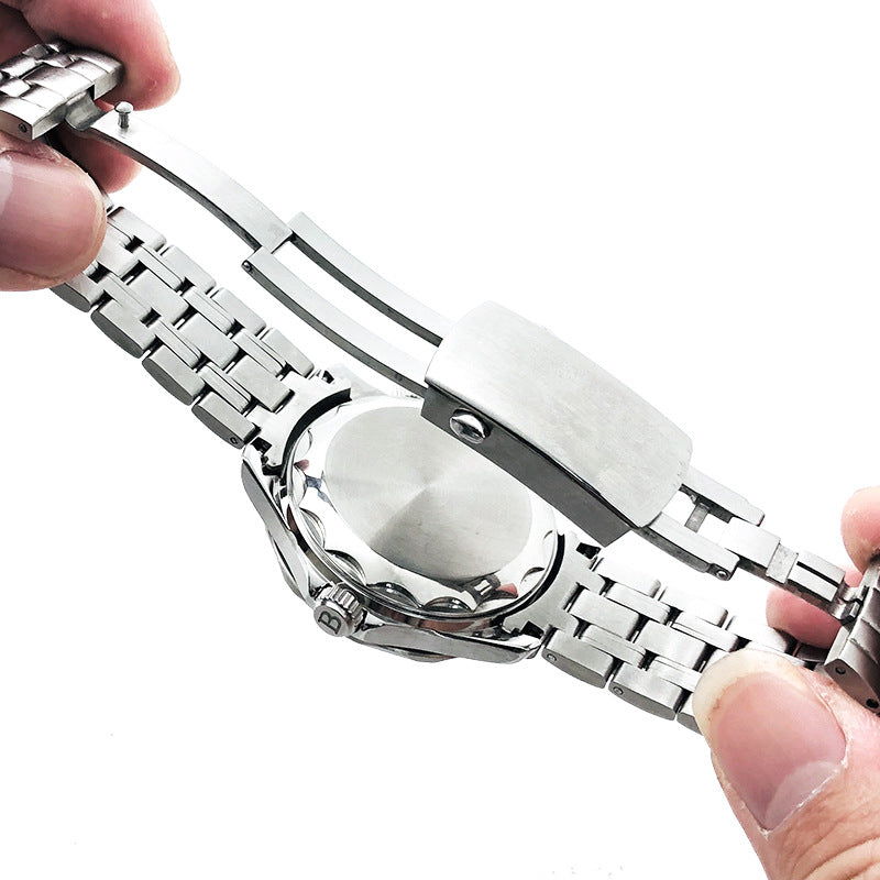 Orologio sportivo in acciaio luminoso