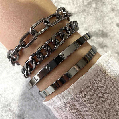 Set bracciali lettere