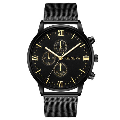 Orologio dorato da uomo