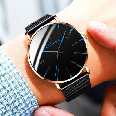 Orologio uomo con cinturino mesh