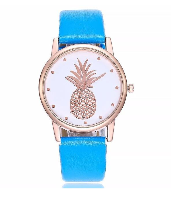 Orologio con cinturino ananas