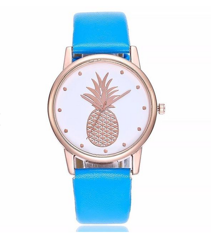 Orologio con cinturino ananas