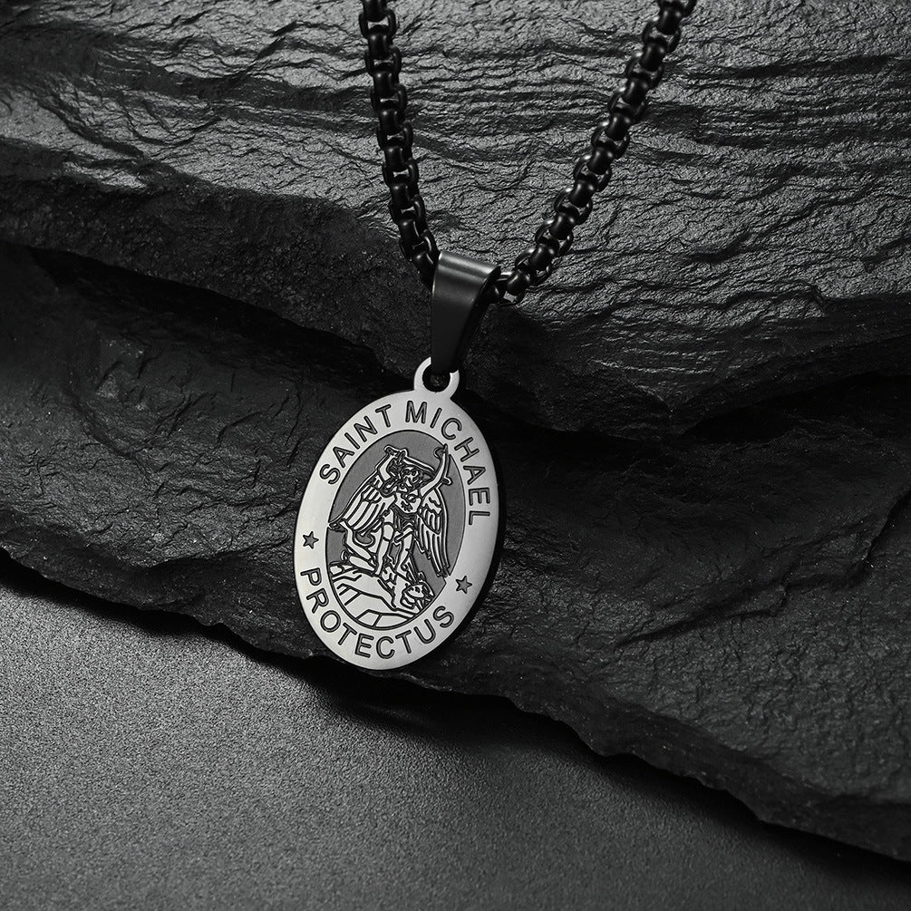 Collana angelo nero
