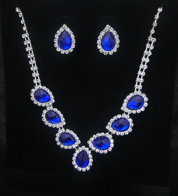 Set collana e orecchini diamante