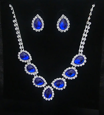 Set collana e orecchini diamante