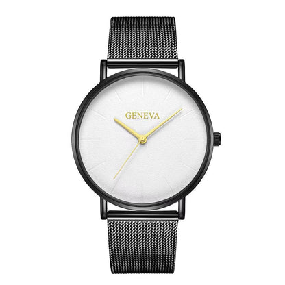 Orologio cinturino mesh acciaio da uomo