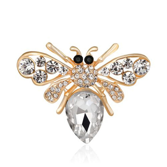 Spilla insetto con strass