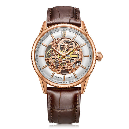 Orologio automatico da uomo traforato impermeabile luminescente