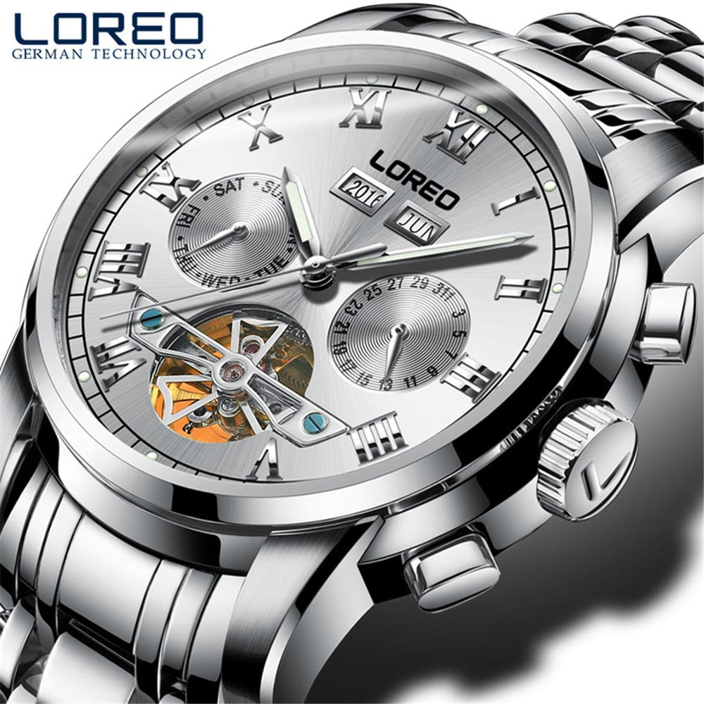 Orologio uomo meccanico pratico