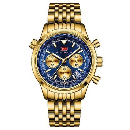 Orologio da uomo multifunzione elegante