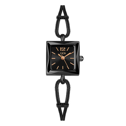 Orologio quadrato vintage in lega