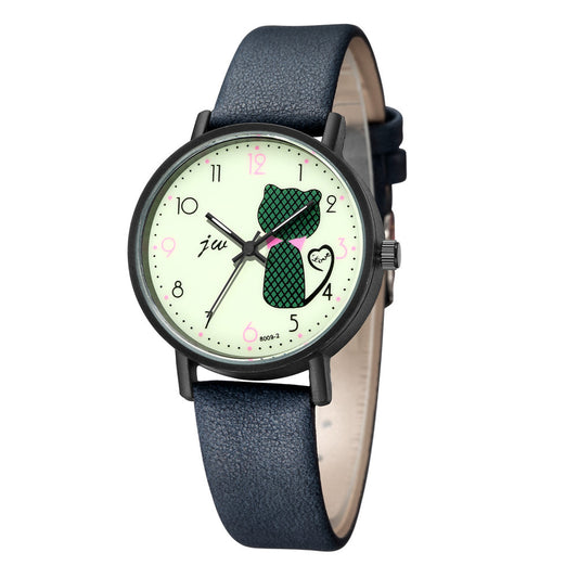 Orologio donna casual gatto