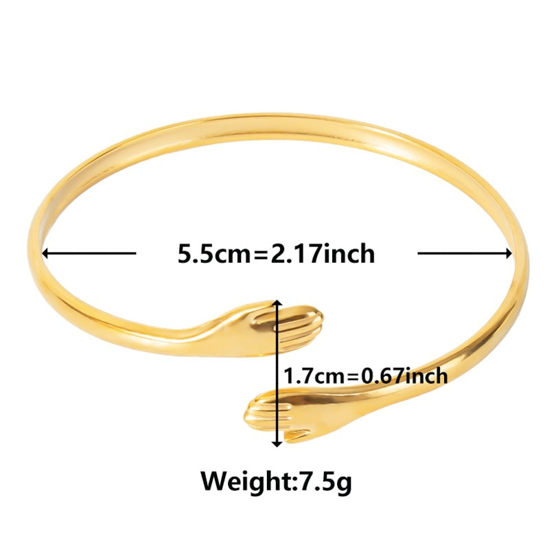 Bracciale serpente regolabile in acciaio