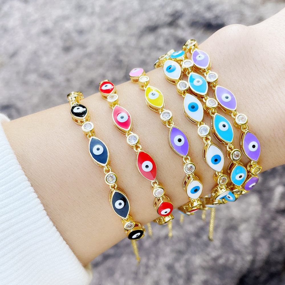 Bracciale occhio bohemien